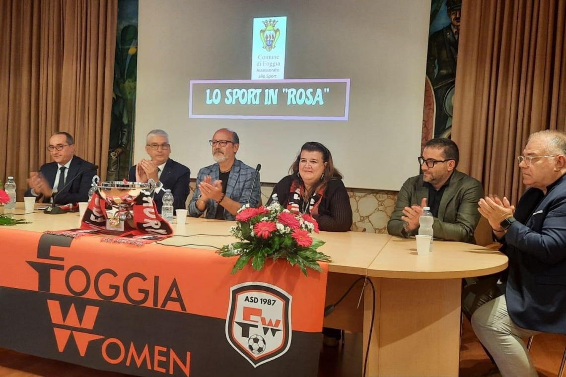 Il Foggia Women 1987 si presenta alla città. Alla conferenza stampa presenti il Presidente Vito Tisci e il Responsabile Calcio Femminile Pasquale Miccolis