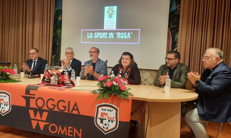 Il Foggia Women 1987 si presenta alla città. Alla conferenza stampa presenti il Presidente Vito Tisci e il Responsabile Calcio Femminile Pasquale Miccolis